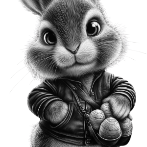 Rockstar Guitar Bunny