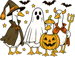 Halloween Geese