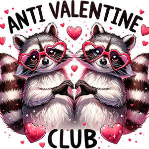 Anti Valentine Club (Raccoon)