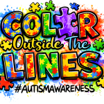 Color Outside The Lines #AutismAwareness