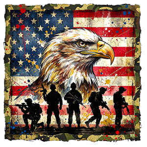 Eagle With Soldiers
