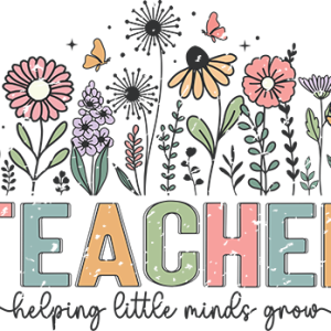 Teacher helping little minds grow